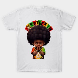 Kids Juneteenth Prince 1865 Black History Month Toddler Boy T-Shirt